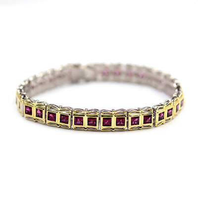 Bracciale in argento con Rodolite (Dallas Prince Designs)
