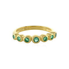 Anello in argento con Smeraldo Colombiano