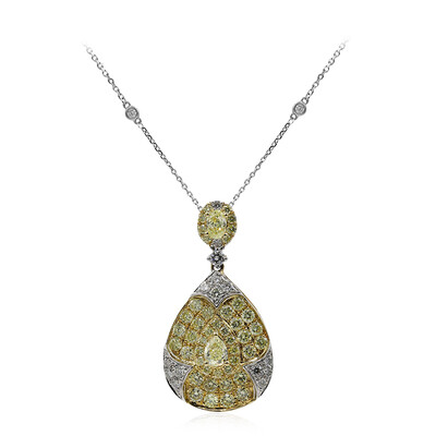 Collana in oro con Diamante Giallo SI2 (CIRARI)