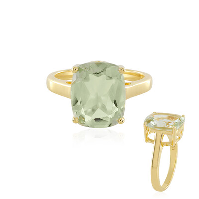 Anello in argento con Ametista Verde