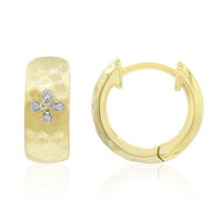 Orecchini in argento con Diamante I1 (G)