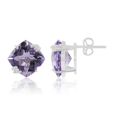 Orecchini in argento con Ametista Rose de France