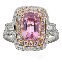 Anello in oro con Spinello Rosa (CIRARI)