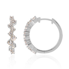 Orecchini in argento con Morganite
