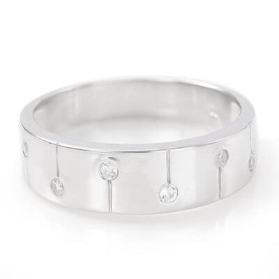 Anello da uomo in argento con Zircone