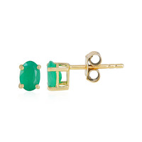 Orecchini in oro con Smeraldo Brasiliano