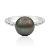 Anello in argento con Perla di Acqua Dolce (TPC)