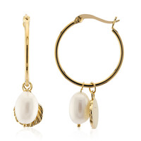 Orecchini in argento con Perla d'Acqua Dolce Bianca