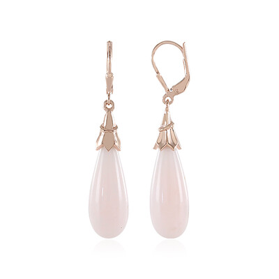 Orecchini in argento con Opale Rosa (MONOSONO COLLECTION)