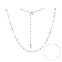 Collana in argento con Perla di Acqua Dolce