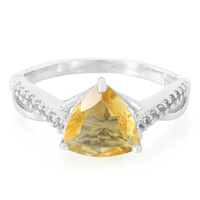 Anello in argento con Citrino