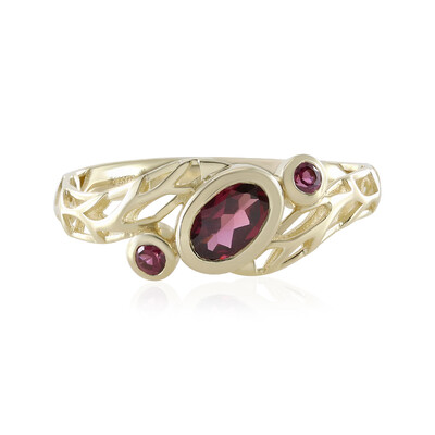 Anello in oro con Rodolite Lampone (Ornaments by de Melo)