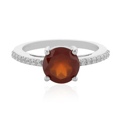Anello in argento con Granato Essonite