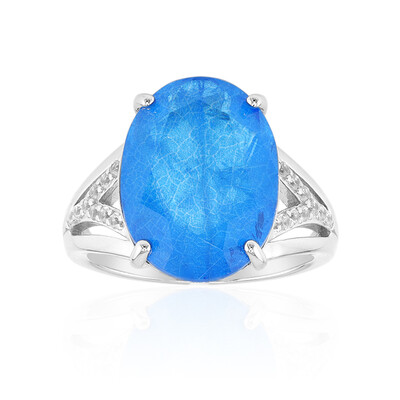 Anello in argento con Quarzo Azzurro