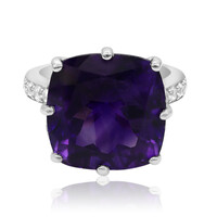 Anello in argento con Ametista del Marocco