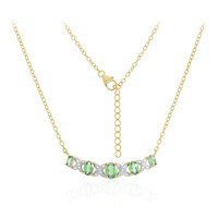 Collana in argento con Tsavorite