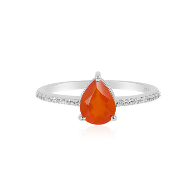 Anello in argento con Corniola