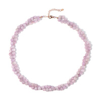 Collana in argento con Kunzite