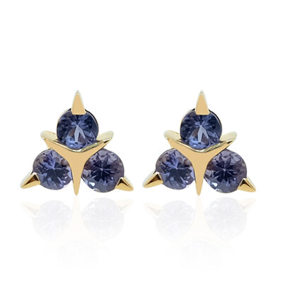 Orecchini in oro con Tanzanite (de Melo)