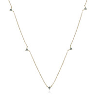 Collana in oro con Diamante Blu Cielo I2 (de Melo)