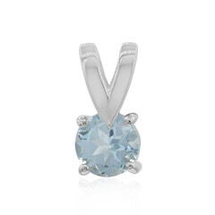Ciondolo in argento con Topazio Blu Cielo