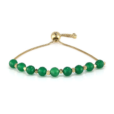 Bracciale in argento con Onice Verde