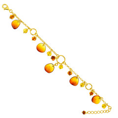 Bracciale in argento con Ambra Baltica