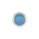 Ciondolo in argento con Calcedonio Blu (MONOSONO COLLECTION)
