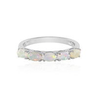 Anello in argento con Opale di Welo