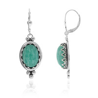 Orecchini in argento con Amazzonite (Desert Chic)