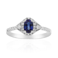 Anello in oro con Zaffiro Ceylon Blu (CIRARI)
