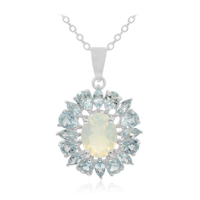Collana in argento con Opale di Welo