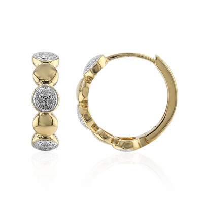 Orecchini in argento con Diamante I3 (I)