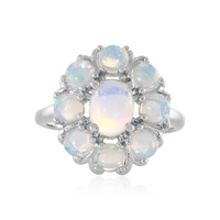 Anello in argento con Opale di Welo