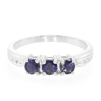 Anello in argento con Iolite Ceylon