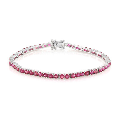 Bracciale in argento con Rubino del Madagascar