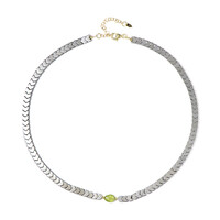 Collana in argento con Peridoto
