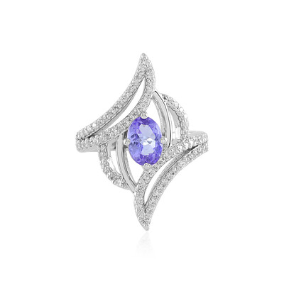 Anello in argento con Tanzanite