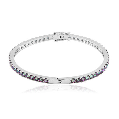 Bracciale in argento con Quarzo Mistico