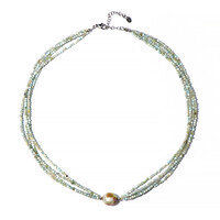 Collana in argento con Perla Akoya