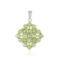 Ciondolo in argento con Peridoto