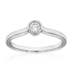 Anello in platino con Diamante SI2 (G)