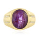 Anello in argento con Rubino Stellato Channapatna