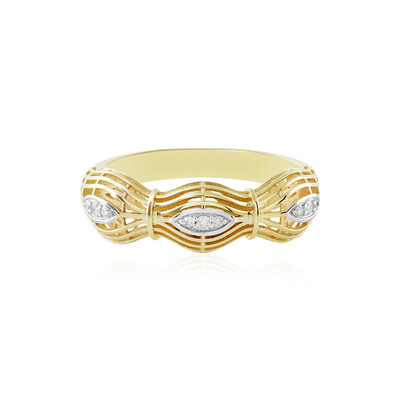 Anello in oro con Diamante I1 (I)  (Ornaments by de Melo)