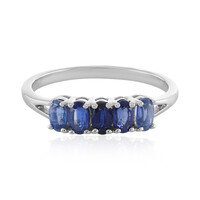 Anello in argento con Cianite