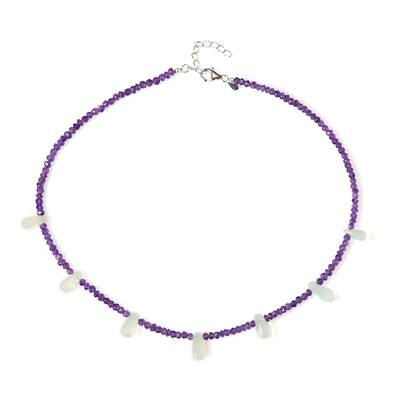 Collana in argento con Acquamarina Brasiliana