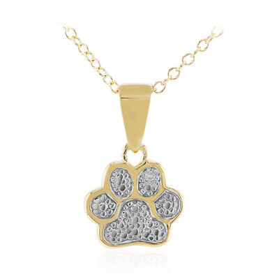 Collana in argento con Diamante I3 (I)