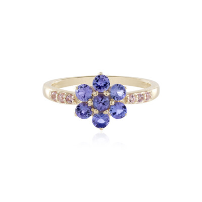 Anello in oro con Tanzanite