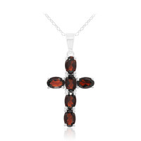 Collana in argento con Granato