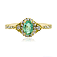 Anello in oro con Smeraldo Zambia AAA (CIRARI)